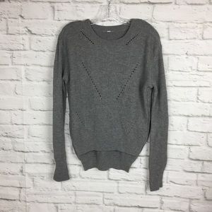 Lululemon Seva Sweater Merino Wool Medium Grey 4